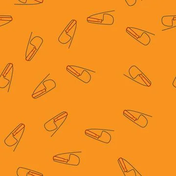 Seamless pattern unclog drain snake cartoon vector イラスト素材