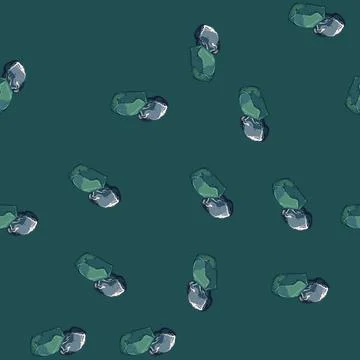 Seamless pattern underwater aquarium stone cartoon vector 库存插图
