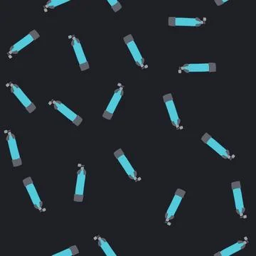 Seamless pattern underwater diving cylinder cartoon vector Illustrazione stock