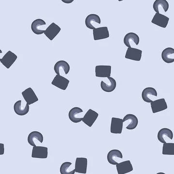 Seamless pattern universal luggage wheels cartoon vector Stock Illustration