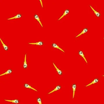 Seamless pattern universe meteor cartoon vector 스톡 일러스트