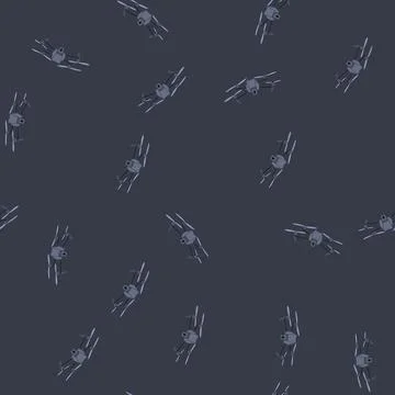Seamless pattern urban delivery drone cartoon vector Stock Illustration