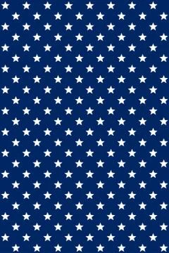 Seamless pattern USA flag colors. Blue background Stock Illustration
