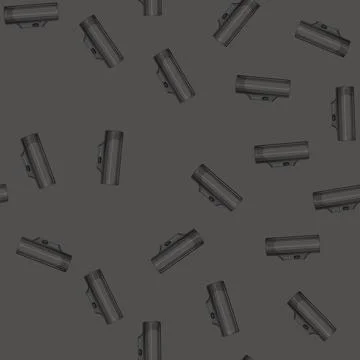 Seamless pattern usb power bank cartoon vector Stock Illustration