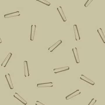 Seamless pattern utensil sugar cube tongs cartoon vector 库存插图