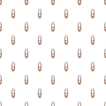 Seamless pattern with utility knife cutter tools Stock Illustration