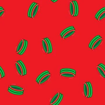 Seamless pattern vacation inflatable swimming pool cartoon vector イラスト素材