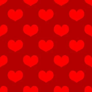 Seamless Pattern Valentines Day Stock Illustration