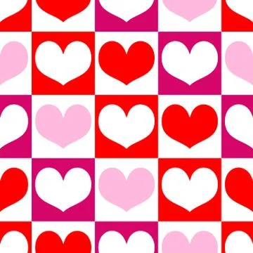 Seamless Pattern Valentines Day Ilustración de archivo