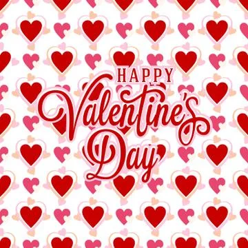 Seamless pattern for Valentine's Day Stock Illustration