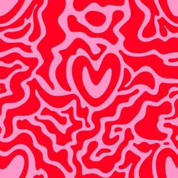 Seamless pattern for Valentine's Day Stock Illustration