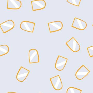 Seamless pattern vanity wall mirror cartoon vector イラスト素材