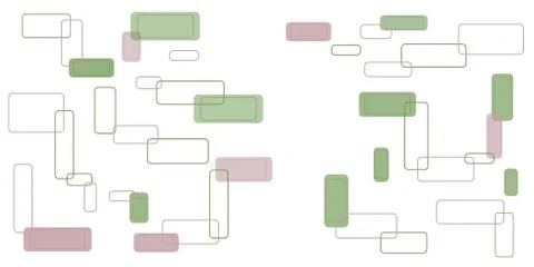 Seamless pattern from various rectangles. Vector illustration. Stock Illustration