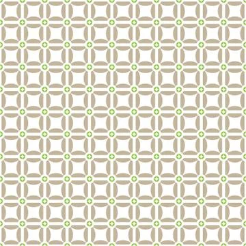 Seamless pattern with various shapes Stock Illustration