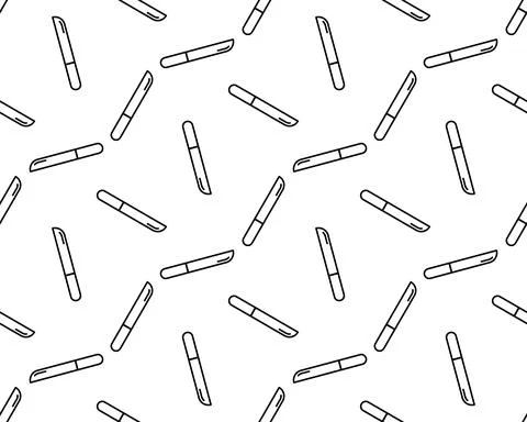 A seamless pattern of various styles of kitchen knife Stock Illustration