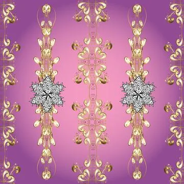 Seamless pattern. Vector. Abstract background with islamic ornament, arabic geom Stockillustratie