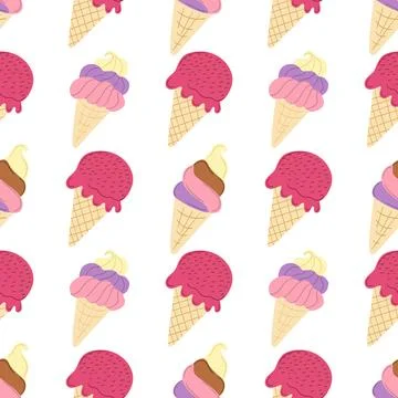 Seamless pattern. Vector background for children 库存插图