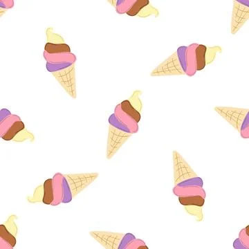 Seamless pattern. Vector background for children Illustrazione stock