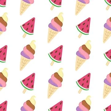 Seamless pattern. Vector background for children Иллюстрация