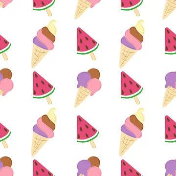 Seamless pattern. Vector background for children Illustrazione stock