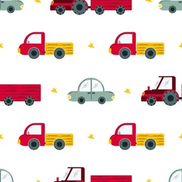 Seamless pattern. Vector background for children 스톡 일러스트