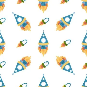 Seamless pattern. Vector background for children Illustrazione stock