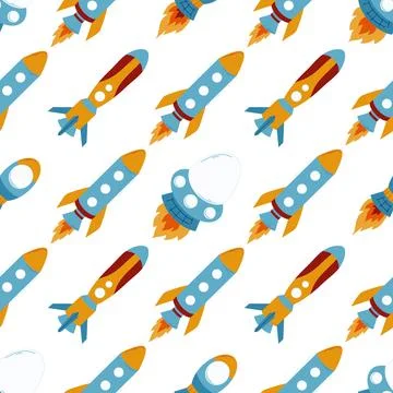 Seamless pattern. Vector background for children Illustrazione stock
