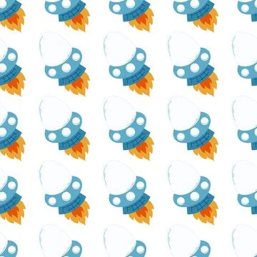 Seamless pattern. Vector background for children Illustrazione stock