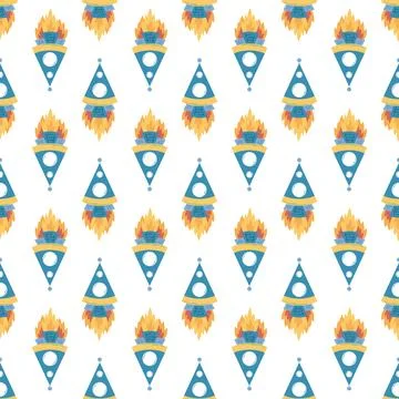Seamless pattern. Vector background for children Illustrazione stock