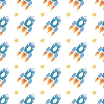 Seamless pattern. Vector background for children Illustrazione stock