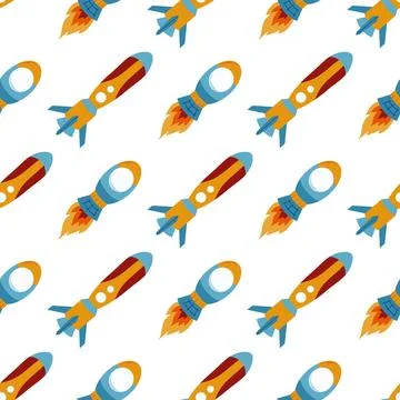 Seamless pattern. Vector background for children Illustrazione stock
