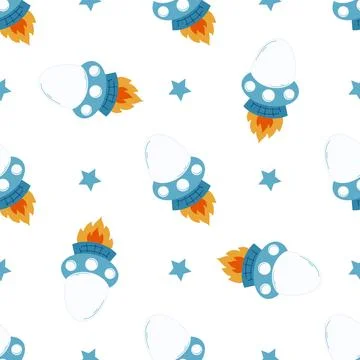 Seamless pattern. Vector background for children 스톡 일러스트