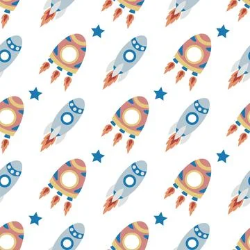 Seamless pattern. Vector background for children Illustrazione stock