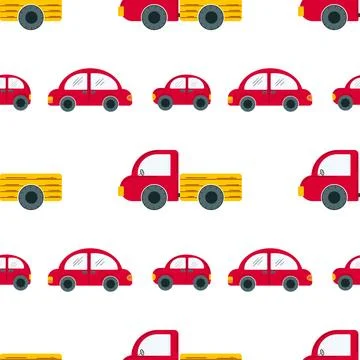 Seamless pattern. Vector background for children Иллюстрация