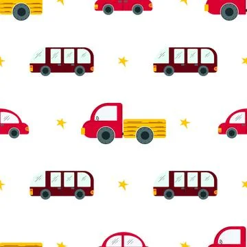 Seamless pattern. Vector background for children Иллюстрация