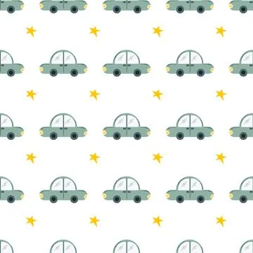 Seamless pattern. Vector background for children Illustrazione stock