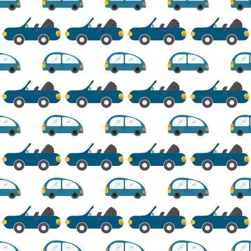 Seamless pattern. Vector background for children 库存插图