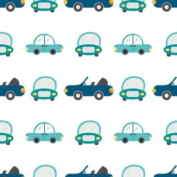 Seamless pattern. Vector background for children Illustrazione stock