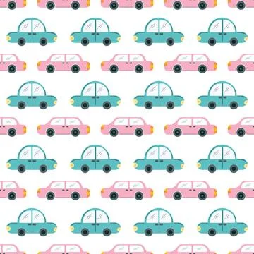 Seamless pattern. Vector background for children イラスト素材