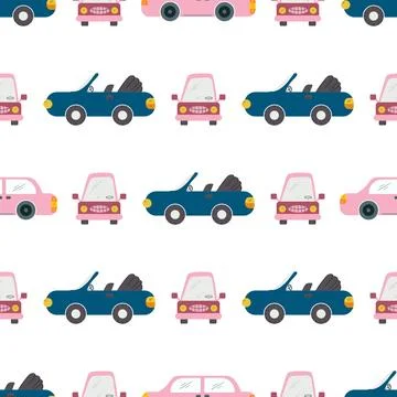 Seamless pattern. Vector background for children Иллюстрация