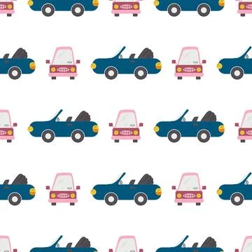 Seamless pattern. Vector background for children Иллюстрация