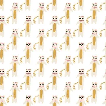 Seamless pattern. Vector background for children Иллюстрация