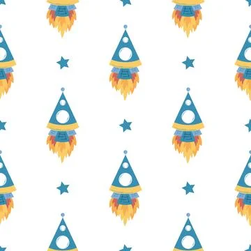 Seamless pattern. Vector background for children Иллюстрация