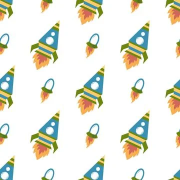 Seamless pattern. Vector background for children Illustrazione stock