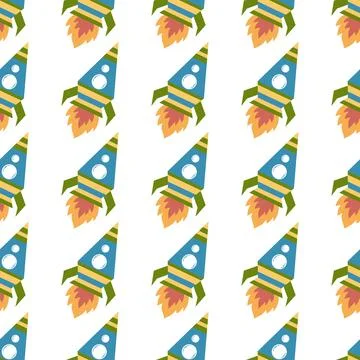 Seamless pattern. Vector background for children Иллюстрация