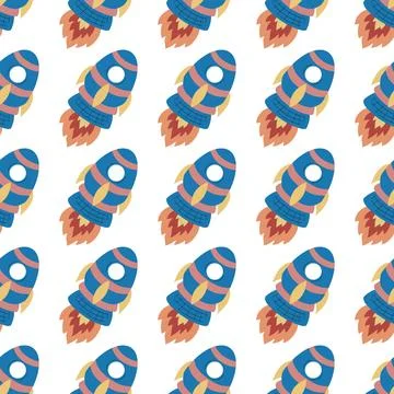 Seamless pattern. Vector background for children Illustrazione stock