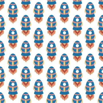 Seamless pattern. Vector background for children Illustrazione stock