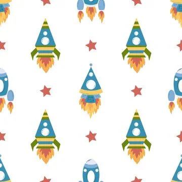 Seamless pattern. Vector background for children Иллюстрация
