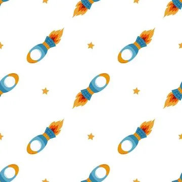 Seamless pattern. Vector background for children Иллюстрация