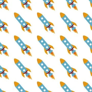 Seamless pattern. Vector background for children Иллюстрация